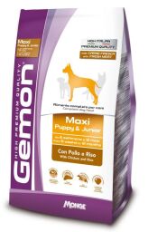 Корм Gemon Dog Maxi Puppy & Junior Pollo сухий з куркою для щенят та юніорів великих порід 15 кг (8009470386234) від виробника GEMON