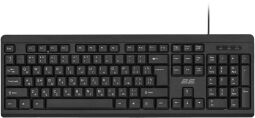 Клавіатура 2E KS108 USB Black