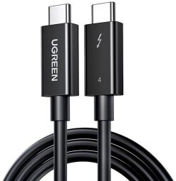 Кабель Ugreen US501 USB Type-C - USB Type-C (M/M), 0.8 м, Black (30389)