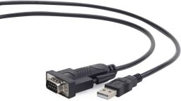 Кабель Cablexpert USB - COM (M/M), 1.5 м, чорний (UAS-DB9M-02)