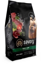 Сухий корм Savory Fresh Lamb для собак малих порід зі свіжим м'ясом ягняти 8 кг (30334) від виробника Savory