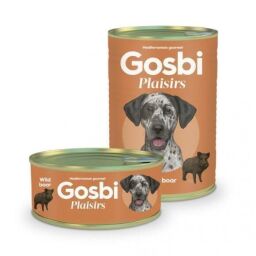 Вологий корм для собак Gosbi Plaisirs Wild Boar 185 г з м'ясо дикого кабаном (GB01041185) від виробника Gosbi