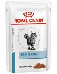 Корм Royal Canin Skin & Coat Feline Pouches вологий для котів із проявом алергічних реакцій 85 гр (9003579011539) від виробника Royal Canin