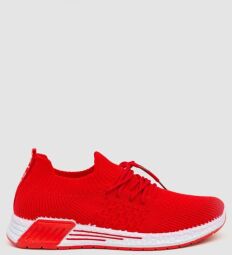 Кросівки чоловічі текстиль PATIDA, колір червоний, 243R310