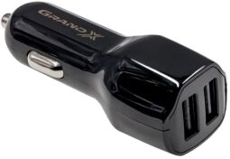 Автомобильное зарядное устройство для Grand-X (2USB 3.4A) Black (CH-28) от производителя Grand-X