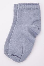 Дитячі однотонні шкарпетки AGER, сірого кольору, 167R605-1
