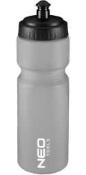 Пляшка для води Neo Tools для велосипеда, 700мл, довжина 23.5см, LDPE, сірий