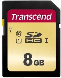 Карта памяти Transcend SD 8GB C10 R20MB/s (TS8GSDC300S) от производителя Transcend
