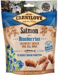 Ласощі для собак Carnilove Salmon with Blueberries 200 г (для поліпшення роботи мозку) (SZ100408/8851) від виробника Carnilove