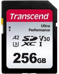Карта памяти Transcend SD 256GB C10 UHS-I U3 A2 R160/W90MB/s 4K (TS256GSDC340S) от производителя Transcend