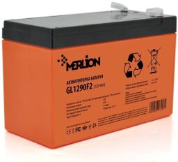 Акумуляторна батарея Merlion 12V 9AH Orange (GL1290F2GEL/03248) GEL