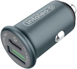 Автомобильное зарядное устройство для Intaleo CCGQPD238 (2USB, 3A) Grey (1283126509971) от производителя Intaleo