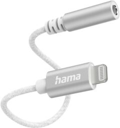 Адаптер Hama Lightning - Jack 3,5 White (00201523) от производителя HAMA
