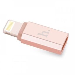 Адаптер Hoco micro USB - Lightning (F/M) Rose Gold (6957531025740) від виробника Hoco