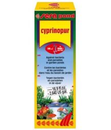 Препарат Sera pond cyprinopur проти черевної водянки та коропових вошей, 500 мл на 10000 л