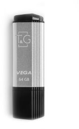 Флеш-накопичувач USB 64GB T&G 121 Vega Series Silver (TG121-64GBSL) від виробника T&G