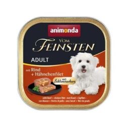 Консерва Animonda Vom Feinsten Adult with Beef + chicken filet для собак, з яловичиною та філе курки, 150г