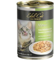 Вологий корм для кішок Edel Cat з індичкою та печінкою 400 г - 400 (г) від виробника Edel