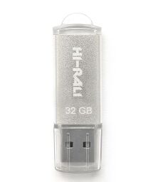 Флеш-накопичувач USB 32GB Hi-Rali Rocket Series Silver (HI-32GBVCSL)