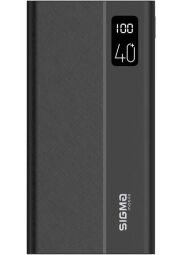 Універсальна мобільна батарея Sigma X-power SI40A3QL 40000mAh Black (4827798424117)