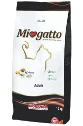 Корм Morando Miogatto Adult Veal and Barley сухий з яловичиною для дорослих котів 10 кг (8007520080255) від виробника Morando