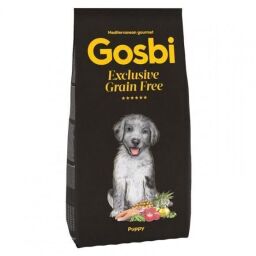 Сухий корм для цуценят Gosbi Exclusive Grain Free Puppy 500 г з ягнятком та лососем (GB01017500) від виробника Gosbi
