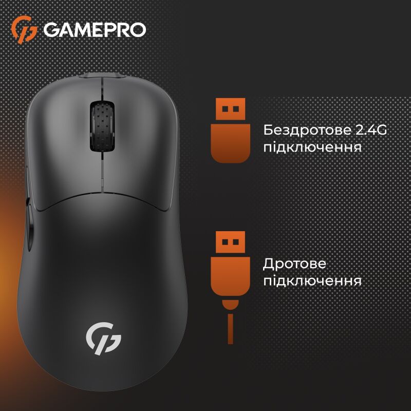 Миша бездротова GamePro GM990B Black - Фото №6