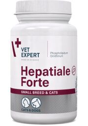 Вітаміни VetExpert Hepatiale Forte Small breed & cats для здоров'я печінки у собак малих порід та котів 30 табл