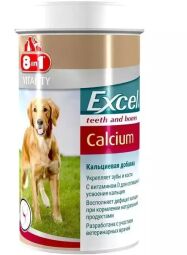Кальцій для собак 8in1 Excel «Calcium» 155 таблеток (для зубів та кісток)