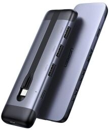 Концентратор USB Type-C Ugreen CM285 3xUSB 3.0 + HDMI, Gray (70408) від виробника Ugreen