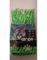 Натуральний соєвий наповнювач LANDY 2.5 кг для котячого туалету з ароматом зеленого чаю (6973859220186) від виробника NoName