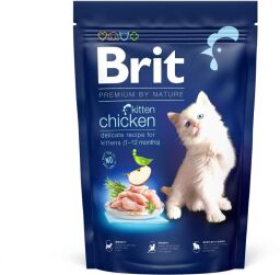 Корм Brit Premium by Nature Cat Kitten сухий з куркою для кошенят 1.5 кг (8595602553112) від виробника Brit Premium