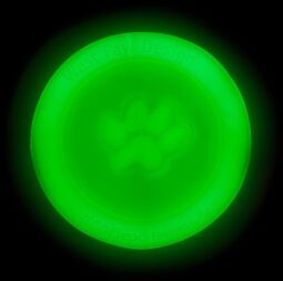 Игрушка для собак West Paw Zisc Flying Disc светящаяся, 17 см (0747473738909) от производителя West Paw