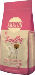 Корм ARATON POULTRY Adult All Breeds сухий для дорослих собак всіх порід 15 кг (4771317456366) від виробника ARATON