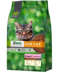 Сухой корм для кошек ЭККО-ГРАНУЛА со вкусом креветки 10 кг (112464) от производителя ЕККО-ГРАНУЛА