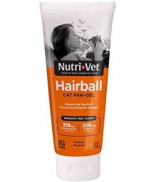 Гель для виведення вовни Nutri-Vet Hairball Paw-Gel for cats зі смаком курки 89 мл (0669125998502) від виробника Nutri-Vet