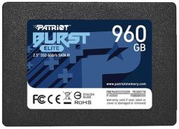 Накопитель SSD 960GB Patriot Burst Elite 2.5" SATAIII TLC (PBE960GS25SSDR) от производителя Patriot