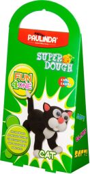 Маса для ліплення Paulinda Super Dough Fun4one Кіт (рухливі очі)