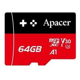 Карта памяти Apacer microSD 64GB C10 UHS-I U3 A1 R100/W80MB/s (AP64GMCSX10U7-RAGC) от производителя Apacer