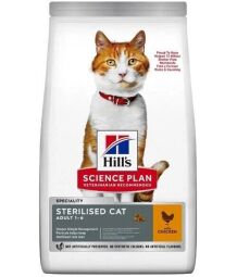Сухой корм Hill's SP Fel Adult Sterilised, для стерилизованных кошек, с курицей – 1.5 (кг) (607271) от производителя Hill's