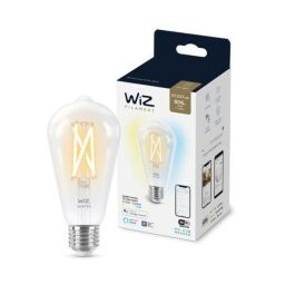 Лампа розумна WiZ, E27, 7W, 60W, 806Lm, ST64 2700-6500K філаментна Wi-Fi (929003018601) від виробника WiZ