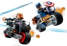 Конструктор LEGO Marvel Мотоцикли Чорної Вдови й Капітана Америка