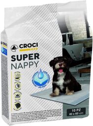 Одноразовые пеленки для собак 60*60 см Croci Super nappy 10 шт/уп (C6OI0010) от производителя Croci