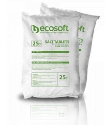 Сіль таблетована Ecosoft ECOSIL 25 кг (KECOSIL) від виробника Ecosoft