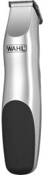 Триммер WAHL, для бороды и усов, 2хАА, роторный мотор, насадок-9, расческа, сталь, черно-серебристый. (09906-716) от производителя Moser