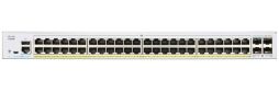 Комутатор Cisco CBS250 Smart 48-port GE, PoE, 4x10G SFP+ (CBS250-48P-4X-EU) від виробника Cisco