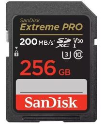 Карта памяти SanDisk SD 256GB C10 UHS-I U3 R200/W140MB/s Extreme Pro V30 (SDSDXXD-256G-GN4IN) от производителя SanDisk