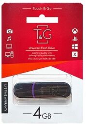 Флеш-накопичувач USB 4GB T&G 012 Classic Series Black (TG012-4GBBK) від виробника T&G