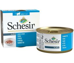 Корм Schesir Tuna Can вологий з тунцем у желе 85 гр