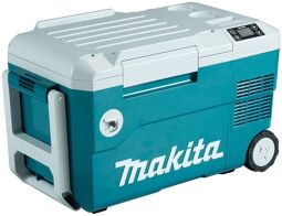 Холодильник акумуляторний мобільний Makita DCW180Z, 220/18/12В, з функцією нагріву, -18°/+60°, 20л, 13кг